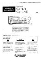 Pioneer-SX-221R-Owners-Manual