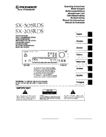 Pioneer-SX-305RDS-Owners-Manual