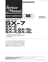 Pioneer-SX-4-Service-Manual