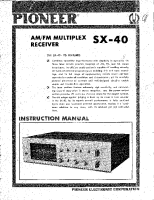Pioneer-SX-40-Owners-Manual 