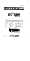 Pioneer-SX-535-Service-Manual 