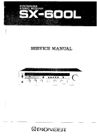 Pioneer-SX-600L-Service-Manual