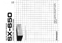 Pioneer-SX-650-Owners-Manual