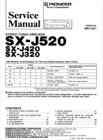 Pioneer-SX-J520-Service-Manual