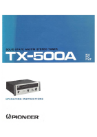 Pioneer-TX-500A-Owners-Manual