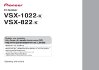 Pioneer-VSX-1022K-Owners-Manual