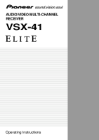 Pioneer-VSX-41-Owners-Manual