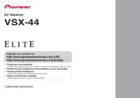 Pioneer-VSX-44-Owners-Manual