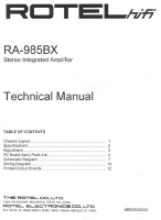 Rotel-RA-985BX-Service-Manual 