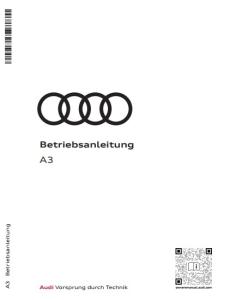 Audi A3 - Betriebsanleitung 2026 DE-0