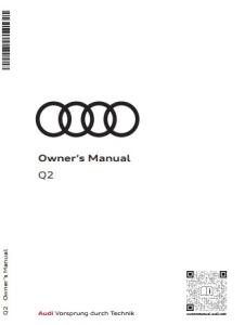 Audi Q2 - Owners Manual 2025 EN 